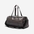 Men's Leather Gym Bag Charcoal
