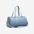 Women's Leather Gym Bag Baby Blue