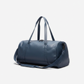 Men's Leather Gym Bag Steel Blue