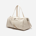 Women's Leather Gym Bag Ivory