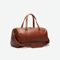 Men's Leather Gym Bag Chocolate