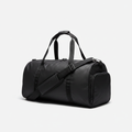 Men's Leather Gym Bag Matte Black